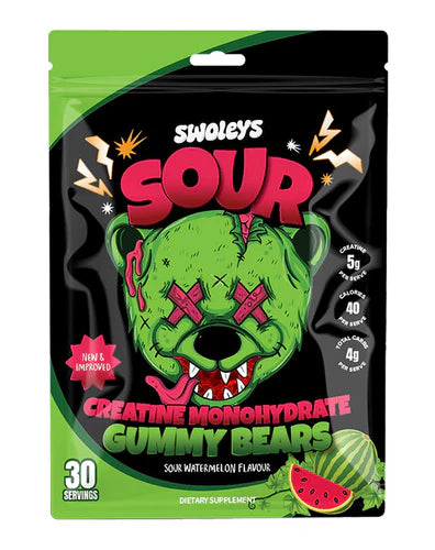 Swoleys - Sour Creatine Monohydrate Gummy Bears