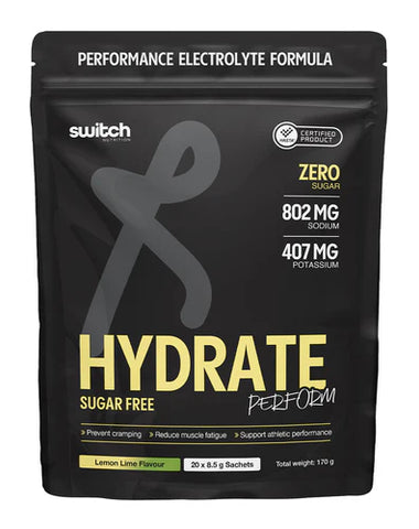 Switch Nutrition - Hydrate Perform Sugar Free Sachets